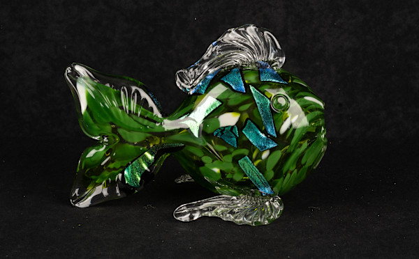 Green Glass Fish by Carol Walz