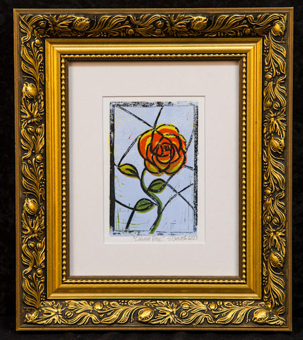 Cubist Rose by Siobhan Dvergsten