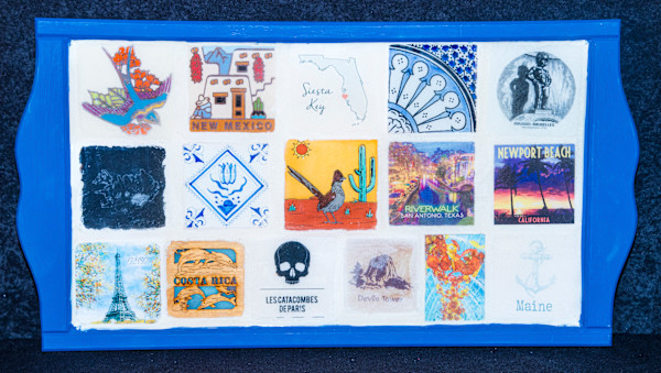 Tiles across the miles by MaryAnn Fink