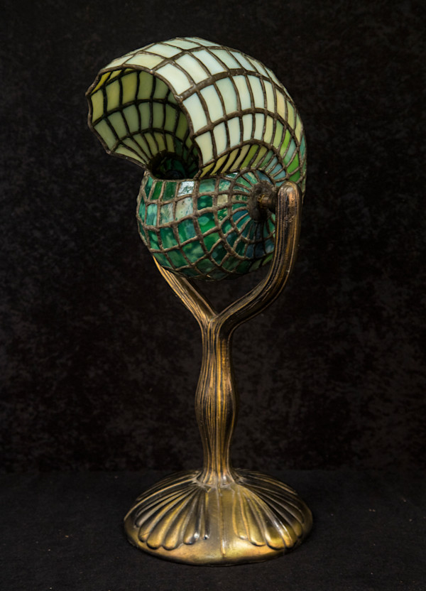 Tiffany nautilus lamp by Susan Hayes Jacobson