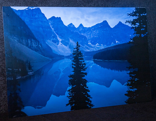 Sunrise at Moraine Lake by Diane Moeller