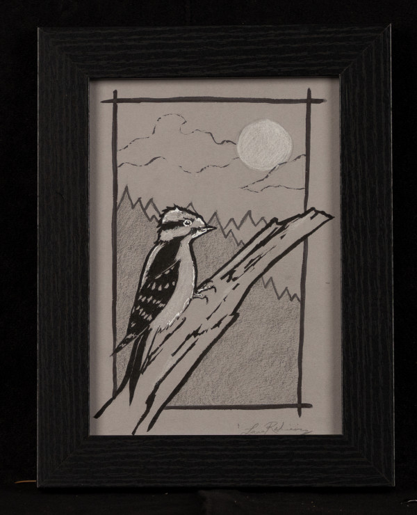 Downy Woodpecker by Laura Rakiewicz