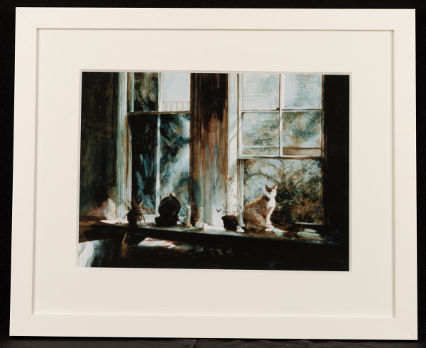 Cat in the Window by Florence Hill