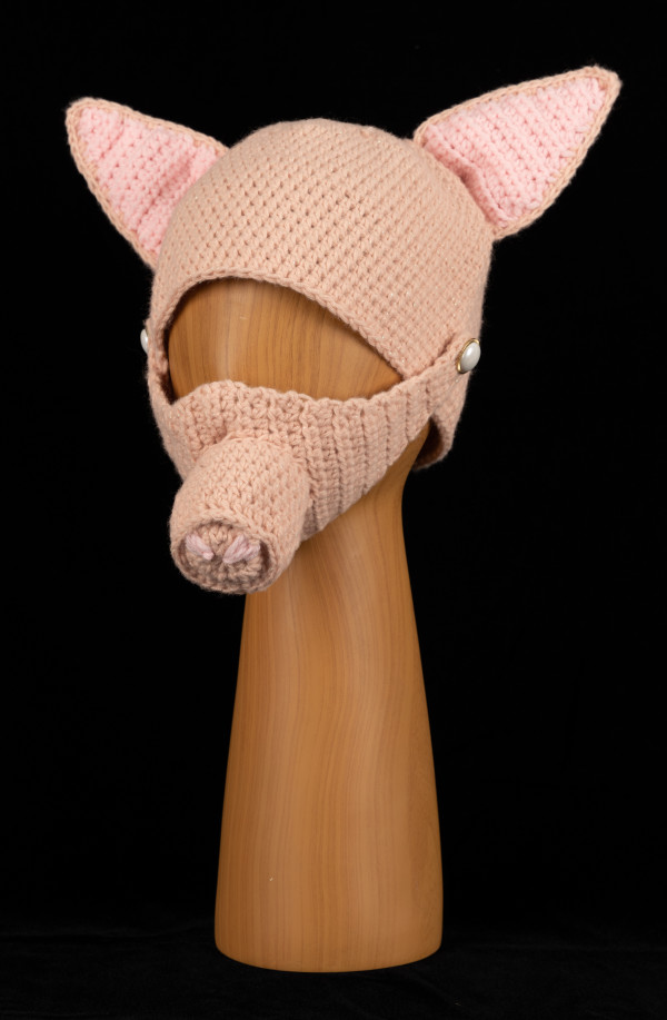 Covid Pig Hat by Carol Hanson