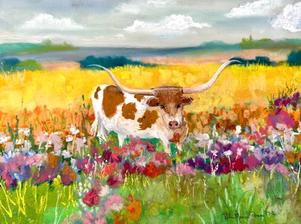 Quietly Smelling Flowers by Robin Maria Pedrero