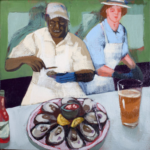 Oyster Shuckers by Maddie Stratton