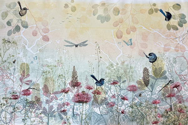 Mornings in my Garden (framed) by Trudy Rice