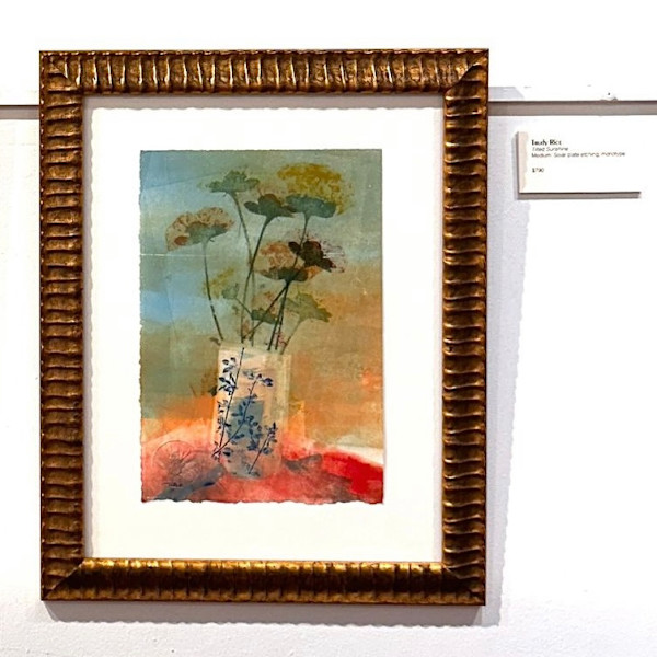 Tilted Sunshine (framed) by Trudy Rice