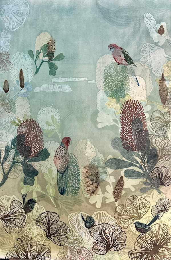 Whispers of the Garden (unframed) by Trudy Rice