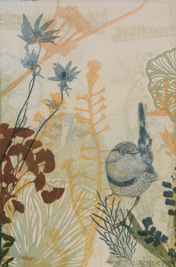 Joyful Wren (Unframed) by Trudy Rice