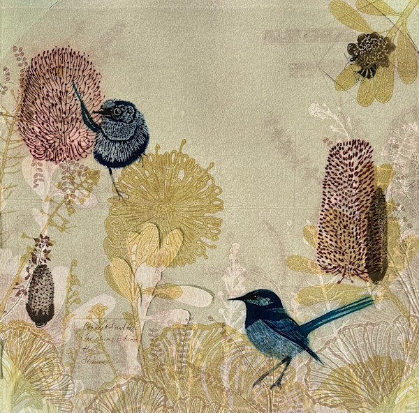 Morning Conversations (Framed) by Trudy Rice