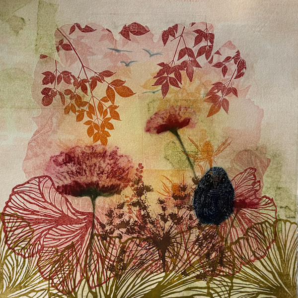 Dusk at Summer on the Farm (Framed) by Trudy Rice