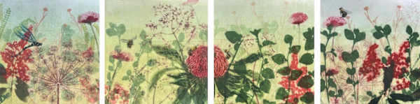 Deliciousness (Framed 4 Panel artwork) by Trudy Rice