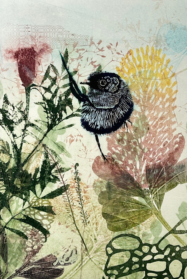 Wren in Readiness (Framed) by Trudy Rice