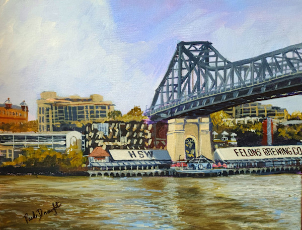 The Story Bridge & Howard Smith Wharves by Paul Drought