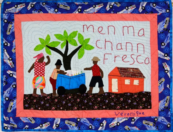 Selling Cold Drinks - Men Ma Chann Fresco by Veronique Mathurin