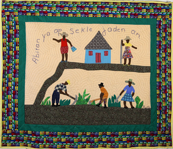 People Working the Garden - Abitan Yo Ap Sekle Jaden An by Ruth  Coreus, Image 5.
