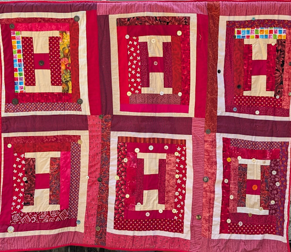 Kwilt Fou Rouge by Geraldine Louis, Image 1.