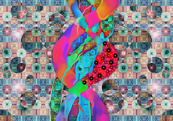 Cross Carpet A by Vicky Scher