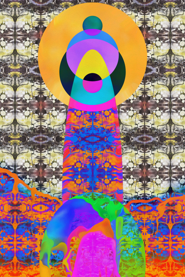 Female Suns Tapestry by Vicky Scher