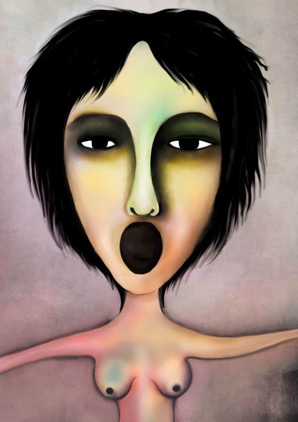 Leila's Scream 2 by Vicky Scher