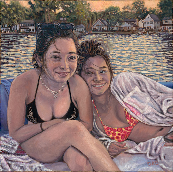 Sisters on a Boat by Steve Miller
