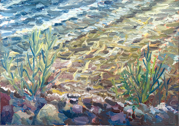 Plein Air at Lakeshore Park by Steve Miller