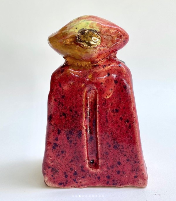 Eye Idol (red/gold) by Chantal Powell 