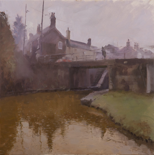 Below Thurlwood Lock, drizzle by Rob Pointon