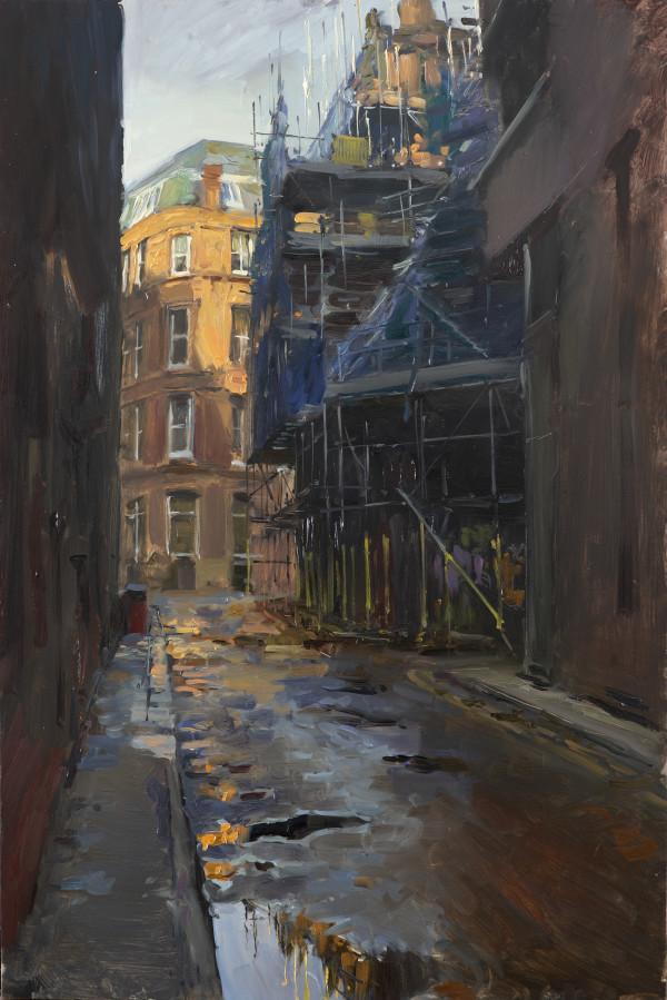 Sun in the Puddles, Back Piccadilly by Rob Pointon