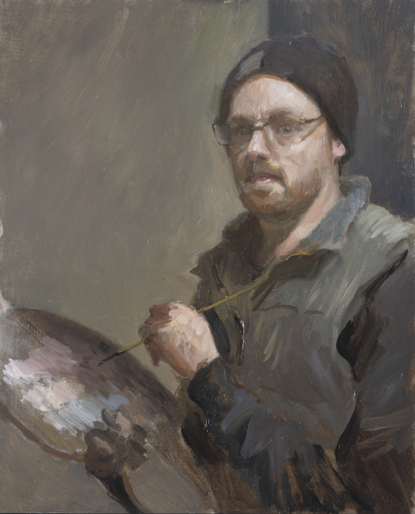 Self Portrait with Florence Palette by Rob Pointon