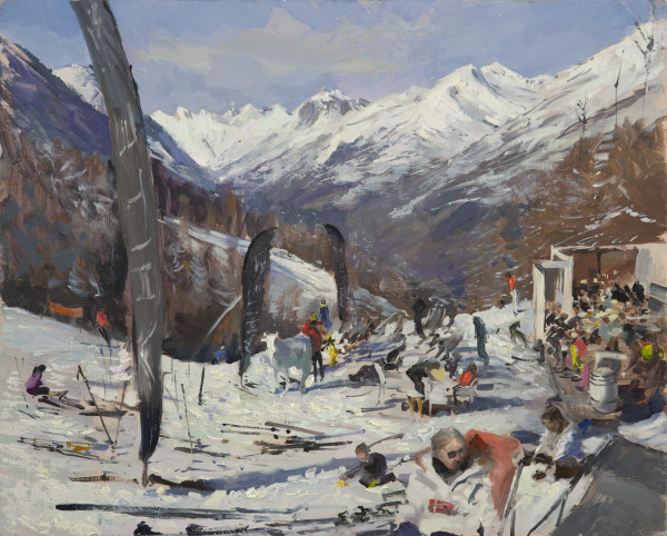 Cafe Soleil, Serre Chevalier by Rob Pointon