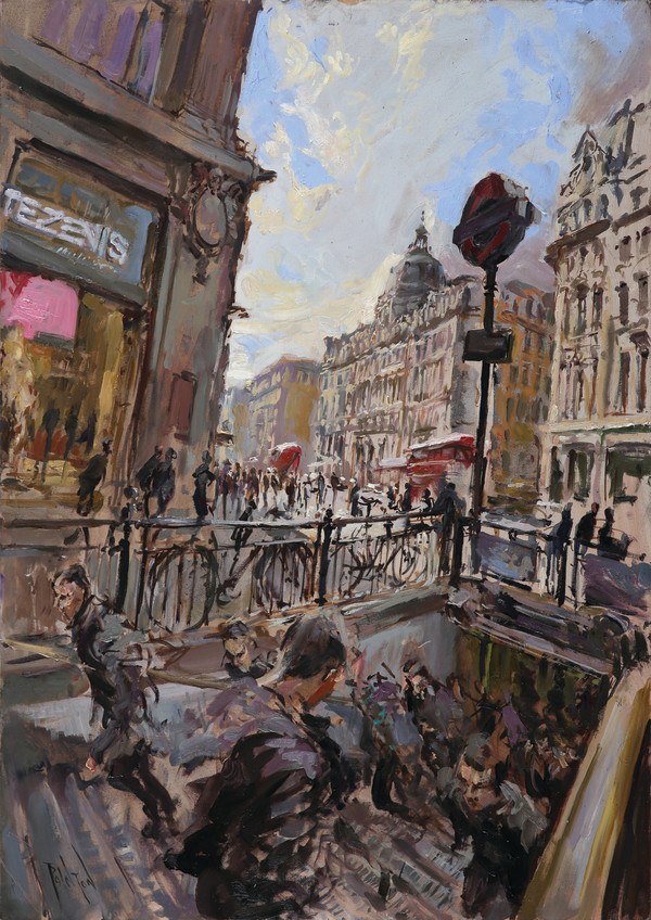 Rush Hour, Oxford Circus by Rob Pointon
