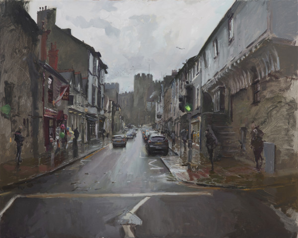 Castle Street in Drizzle by Rob Pointon
