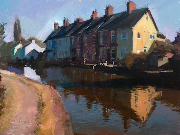 Canal Cottages, Strong Light by Rob Pointon, Image 1.