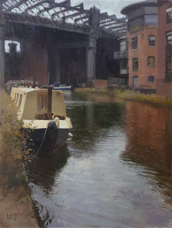 Raindrops, Castlefield by Rob Pointon