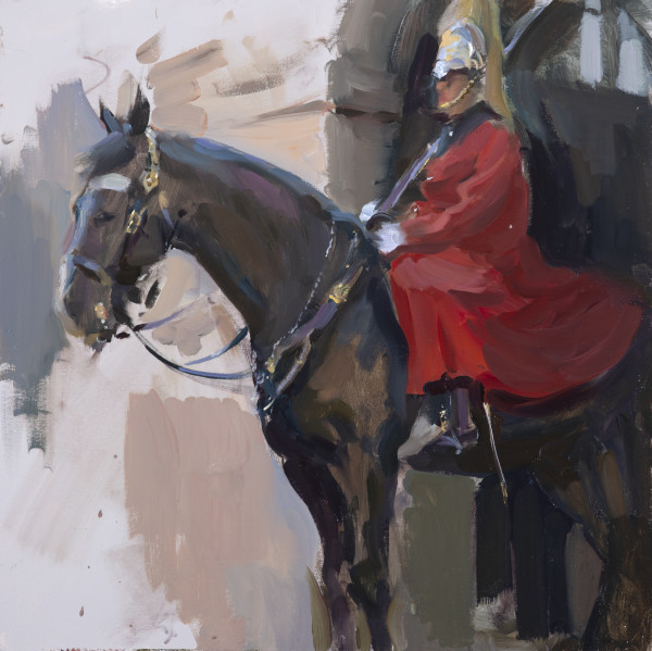 Horse Guard with Winter Cloak by Rob Pointon