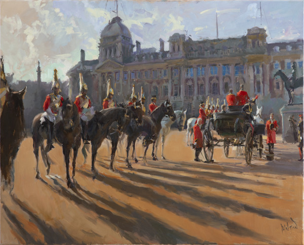 The Arrival of The Princess Royal at Horse Guards by Rob Pointon