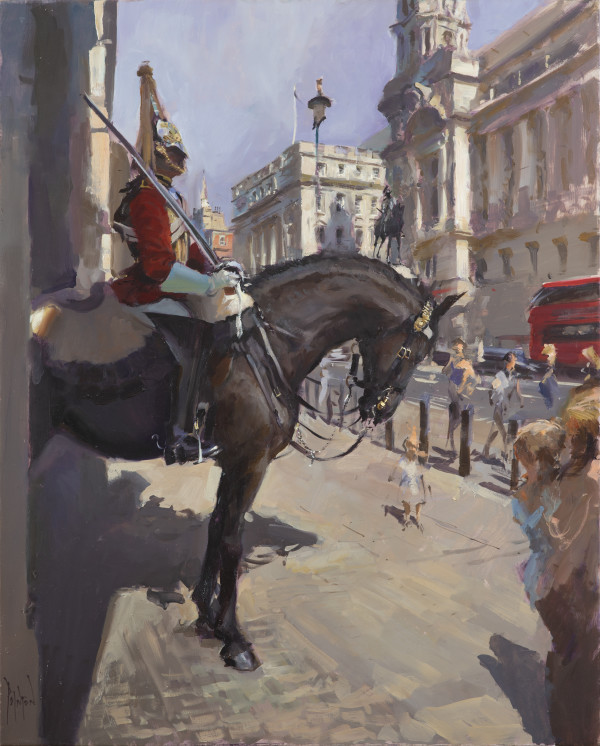 The Colonels Horse on Parade by Rob Pointon