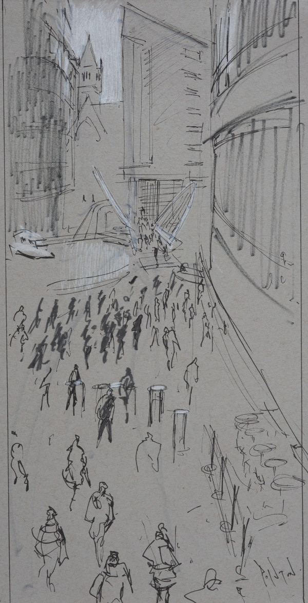 Commuters leaving Piccadilly by Rob Pointon