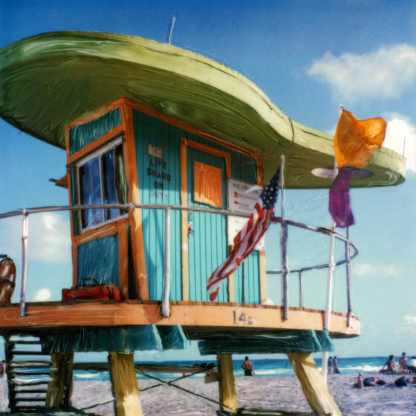 Palette Lifeguard Stand by Rene Griffith