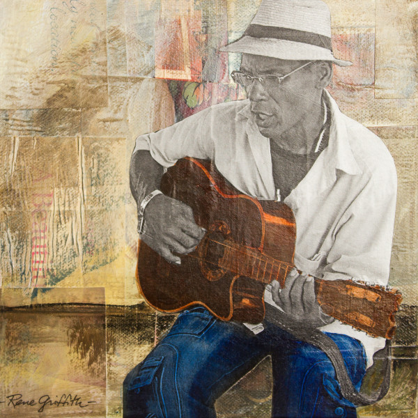 Cuban Musician (guitar) by Rene Griffith