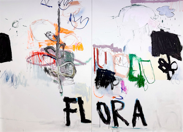 FLORA (diptych) by Manuela Karin Knaut