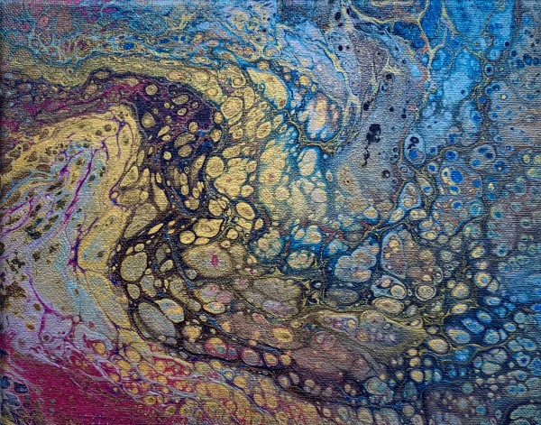 Golden Swirl by Debbie Kappelhoff
