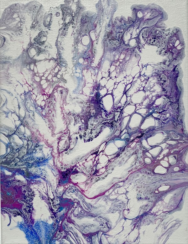 Purple Sea Fan by Debbie Kappelhoff