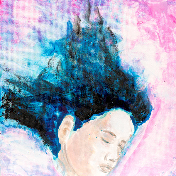 She sleeps in the clouds by Éadaoin Glynn