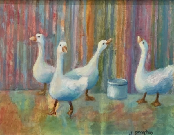 2 ducks by Jane F. Gavaghen