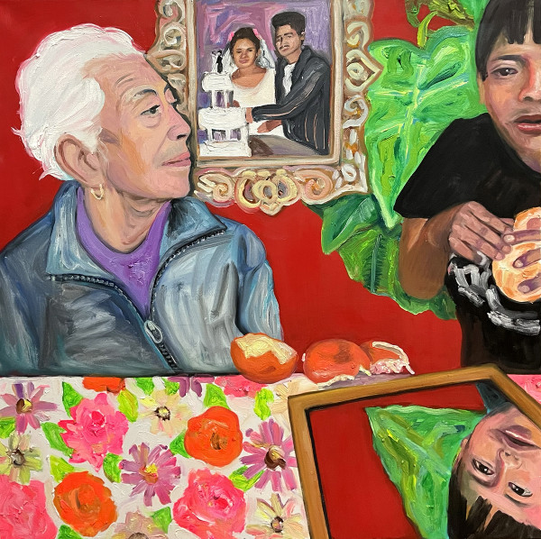 Grandma in Red by jessica alazraki