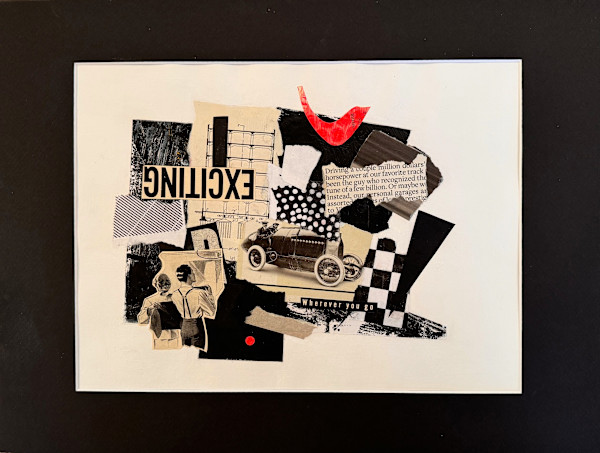 Black and White Collage Series - 8 in series by Cory Goulet Artist