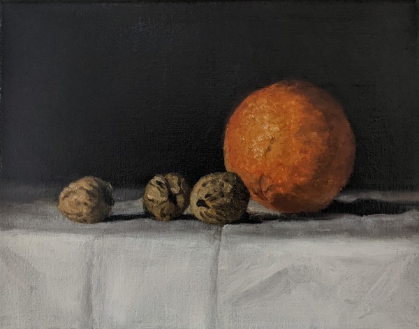 Orange and walnuts